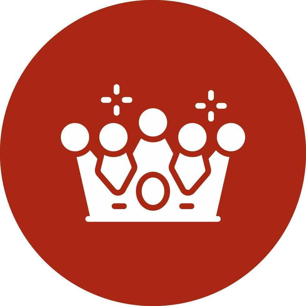 Crown Creative Icon Design vector