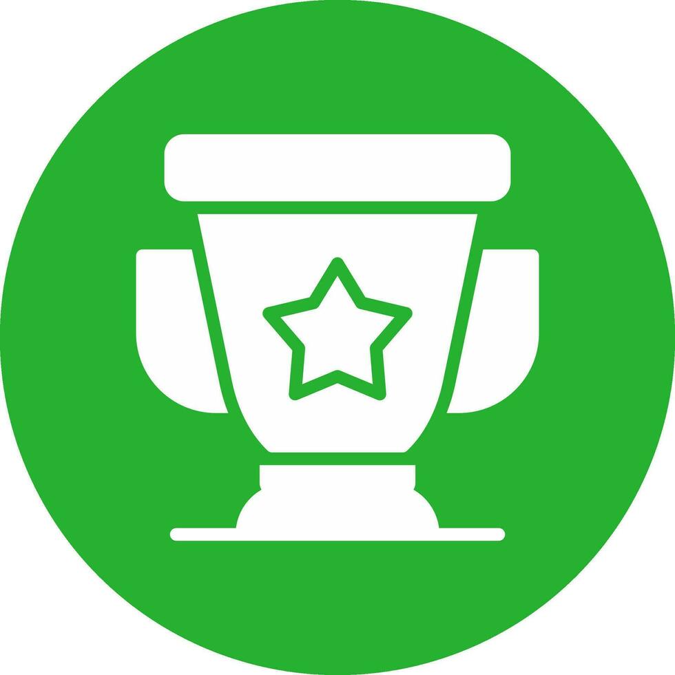 diseño de icono creativo de trofeo vector