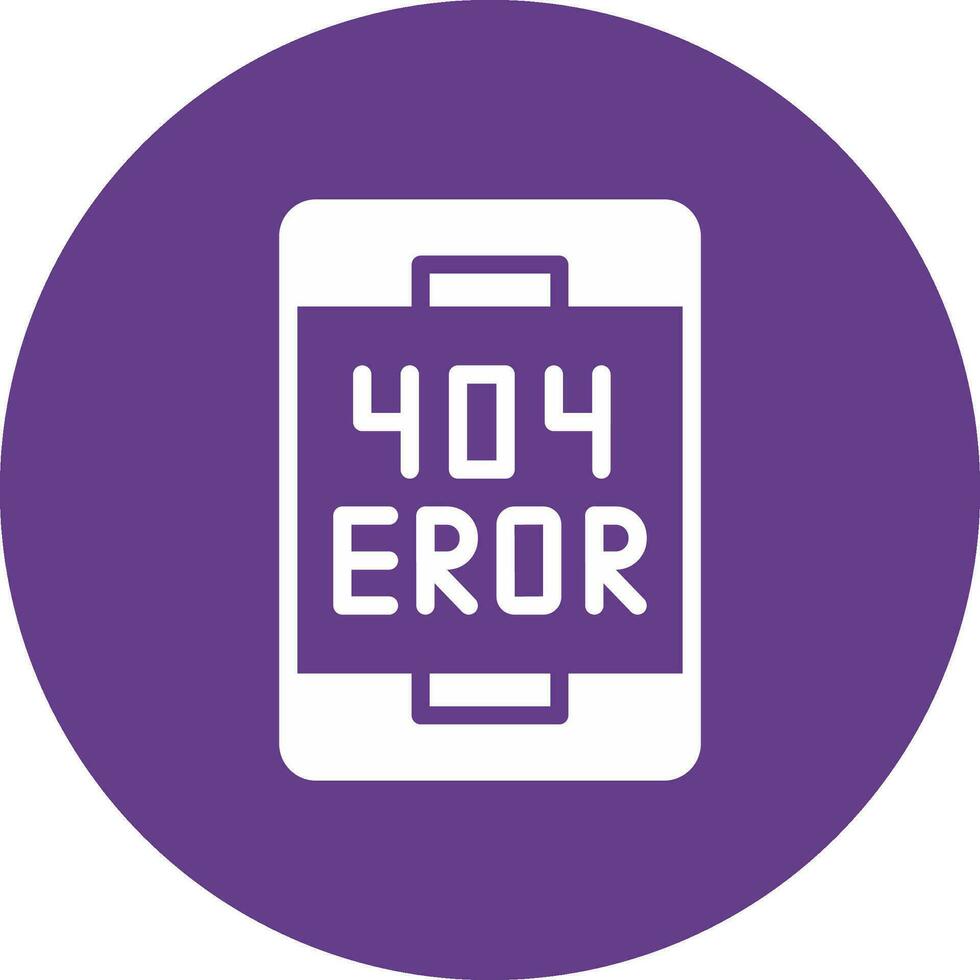 Error Creative Icon Design vector