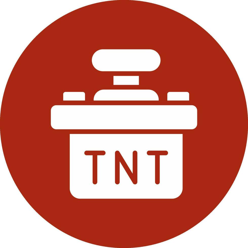 diseño de icono creativo tnt vector