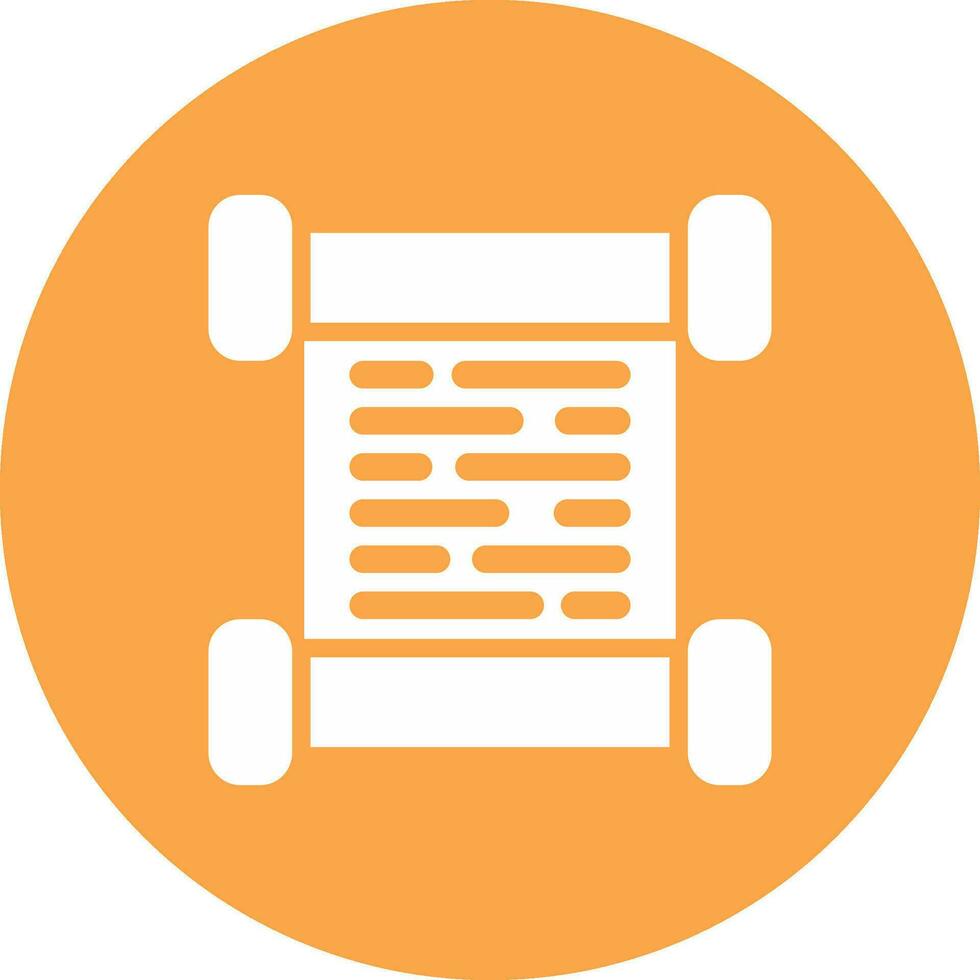 Scroll Creative Icon Design vector
