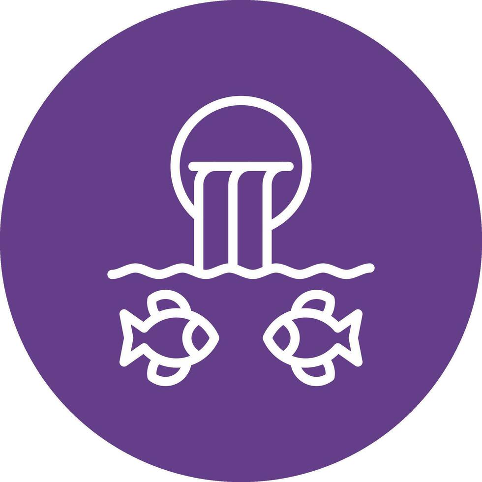 River Fishing Creative Icon Design vector