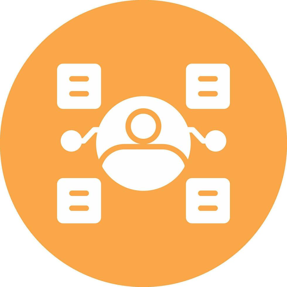 User Predictions Creative Icon Design vector