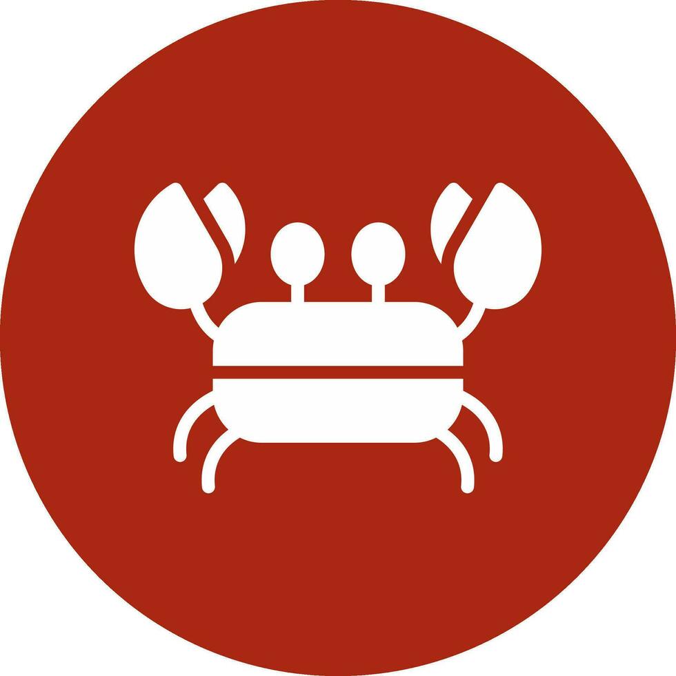 Crab Creative Icon Design vector