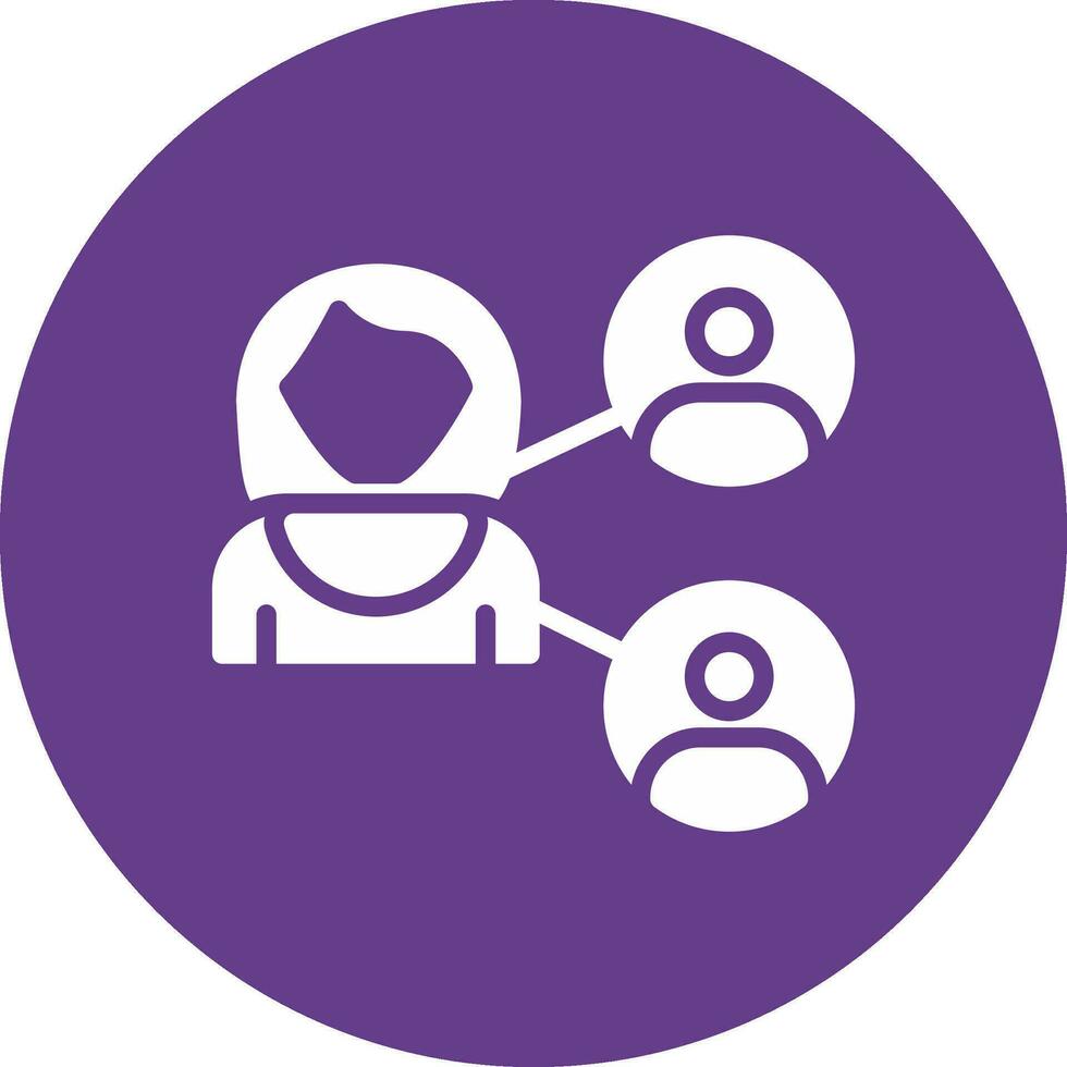 Team Network Creative Icon Design vector