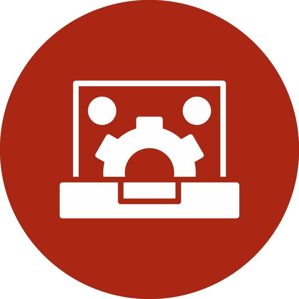 Content Management System Creative Icon Design vector