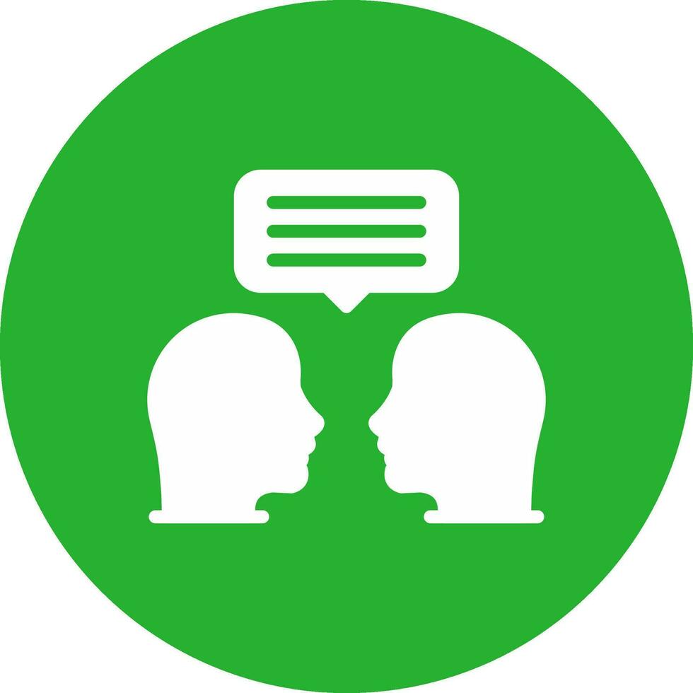 Face To Face Creative Icon Design vector