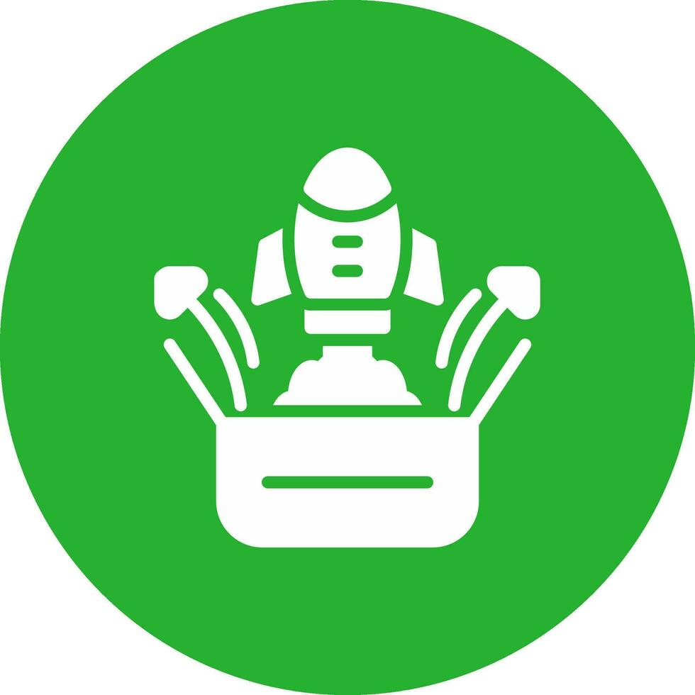 Think Out Of The Box Creative Icon Design vector