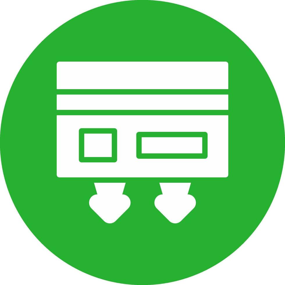 Cash Withdrawal Creative Icon Design vector