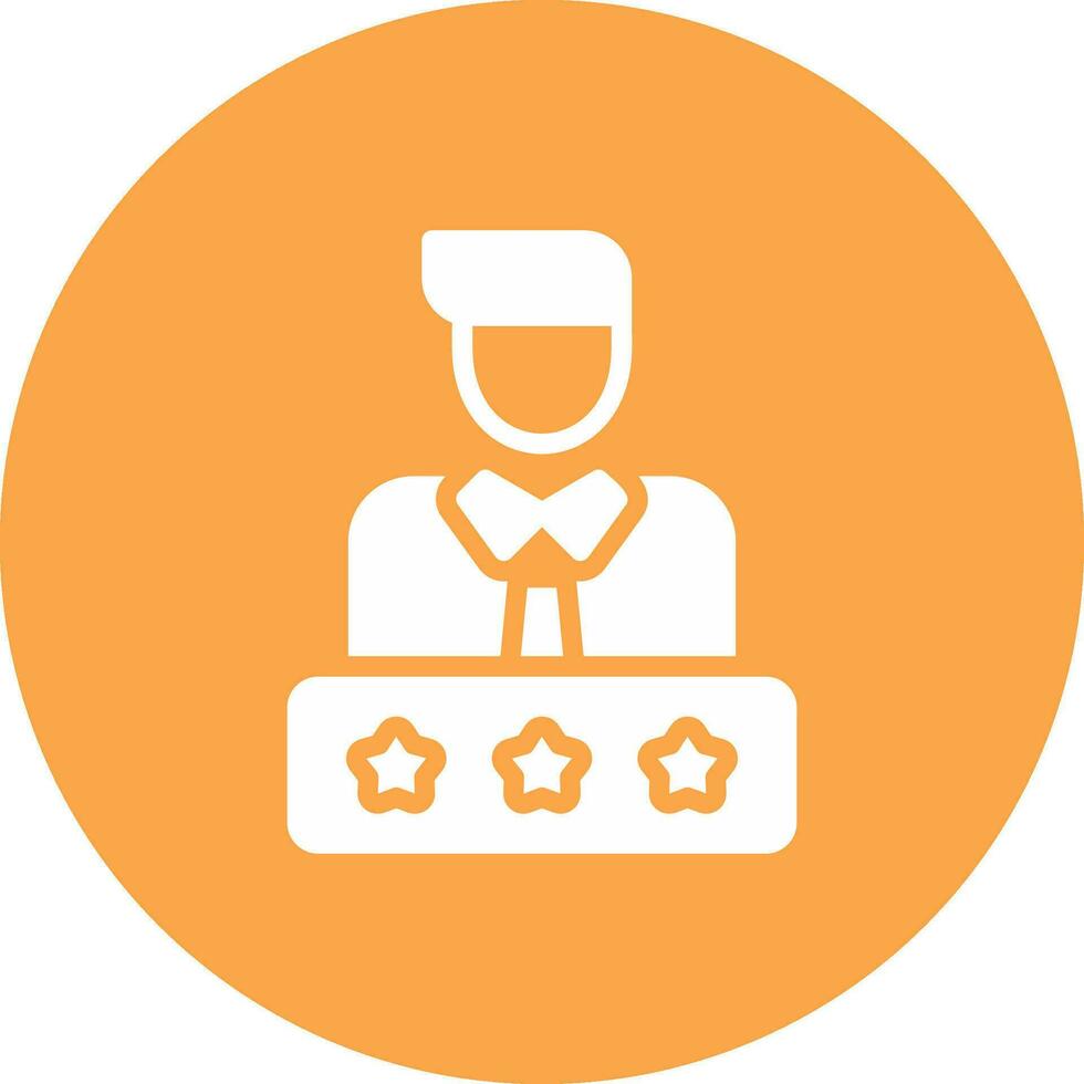 Brand Ambassador Creative Icon Design vector