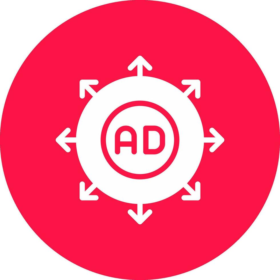 Advertising Submission Creative Icon Design vector