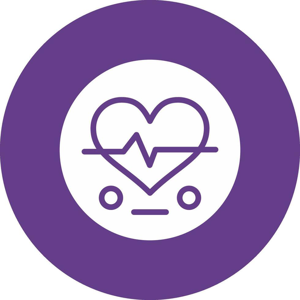 Heart Rate Creative Icon Design vector