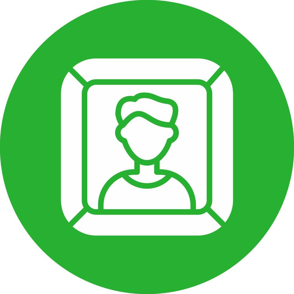 Portrait Creative Icon Design vector