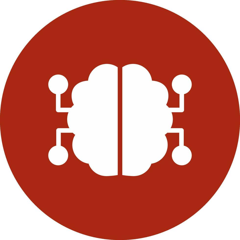 Neurons Circuit Creative Icon Design vector