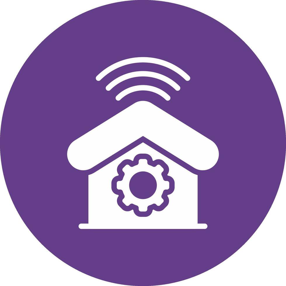 Home Automation Creative Icon Design vector