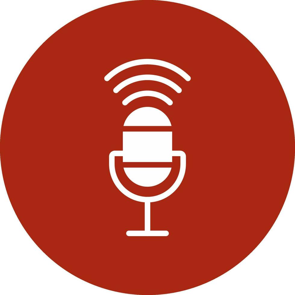 Voice Control Creative Icon Design vector