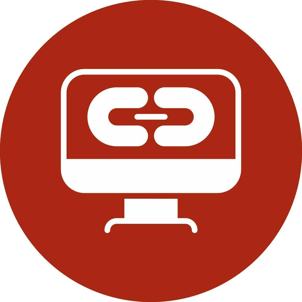 Link Creative Icon Design vector