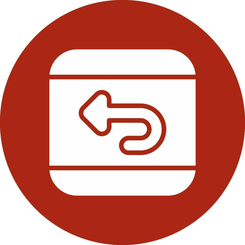 Undo Creative Icon Design vector