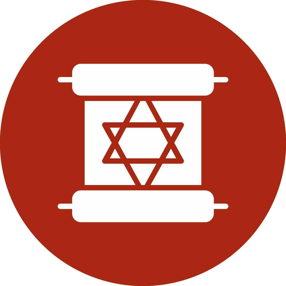 Scroll torah Creative Icon Design vector