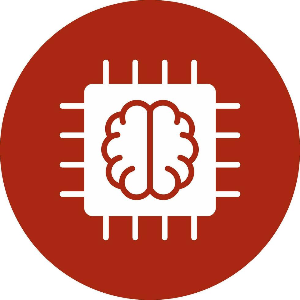 Super Brain Creative Icon Design vector