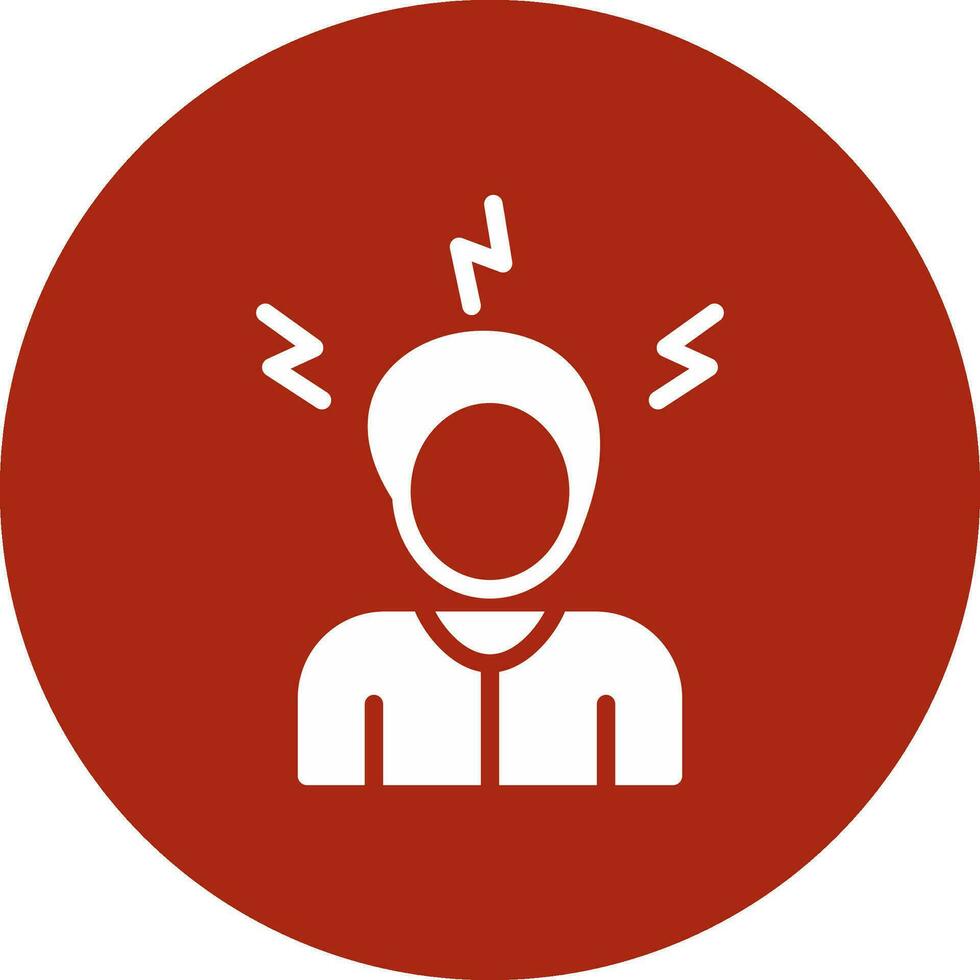 Stress Creative Icon Design vector