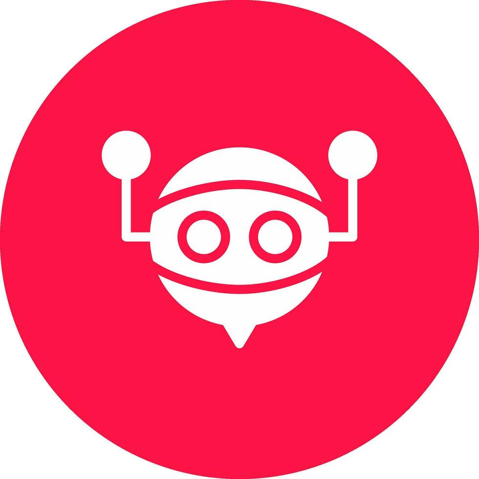 Virtual Assistant Creative Icon Design vector