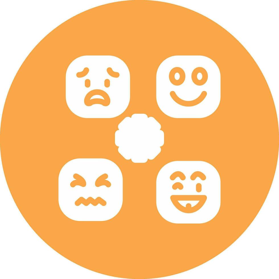 Perceiving Emotions Creative Icon Design vector