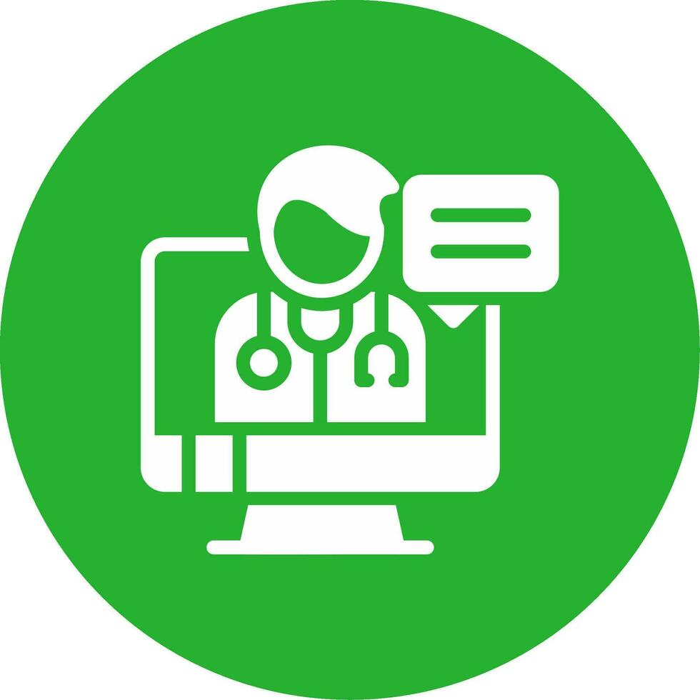 Telemedicine Creative Icon Design vector
