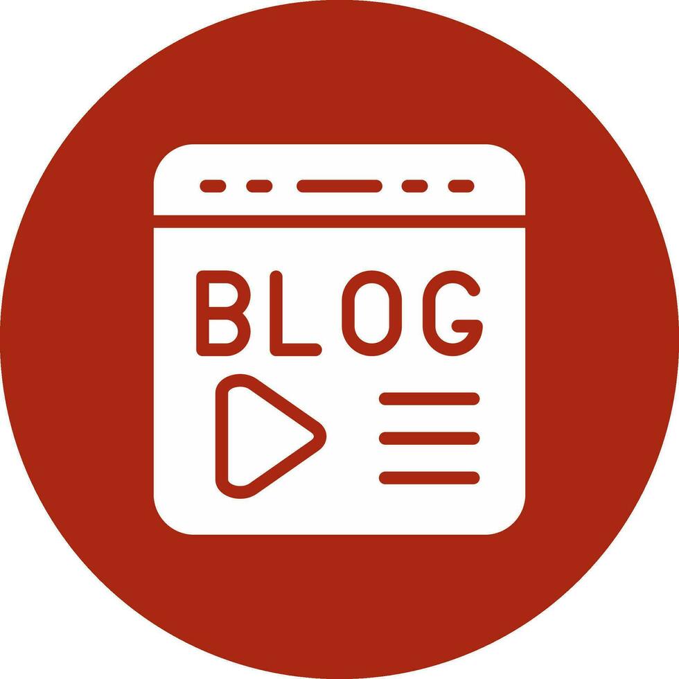 Blogging Creative Icon Design vector