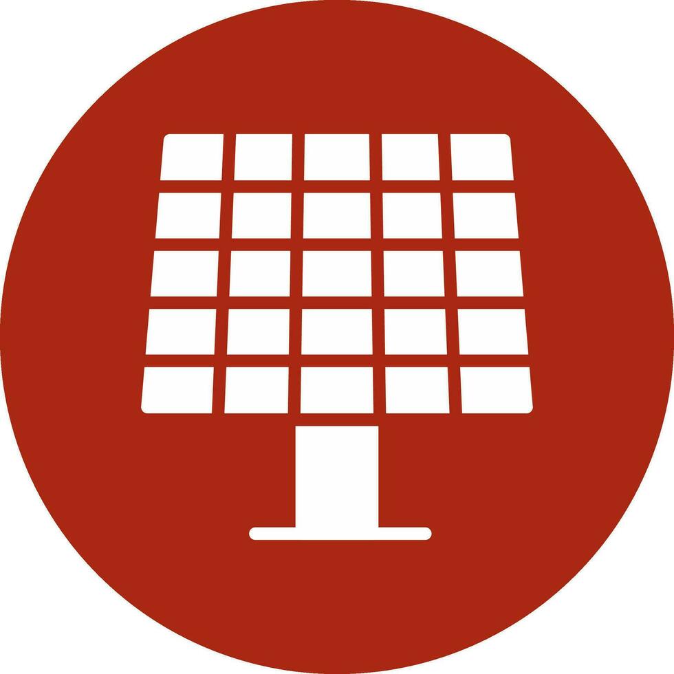 Solar Panel Creative Icon Design vector