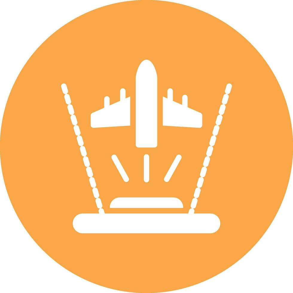 Ar Flight Training Creative Icon Design vector