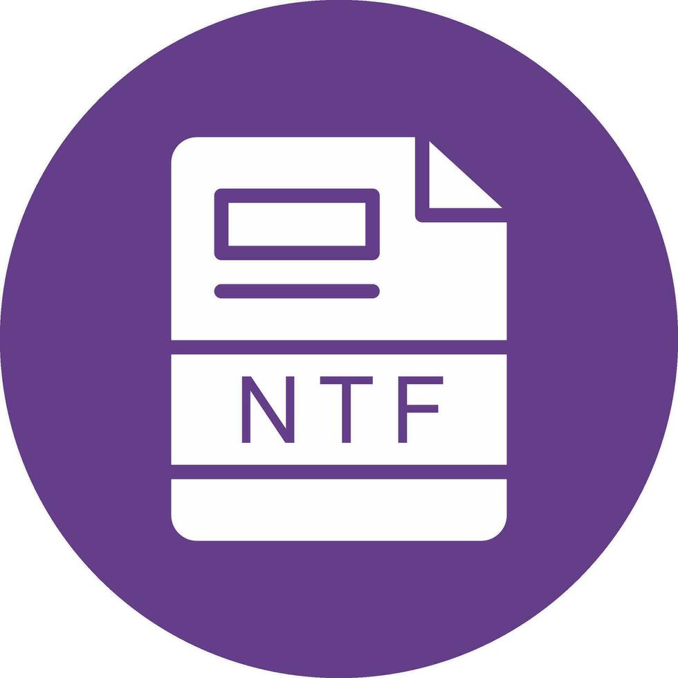 NTF Creative Icon Design vector