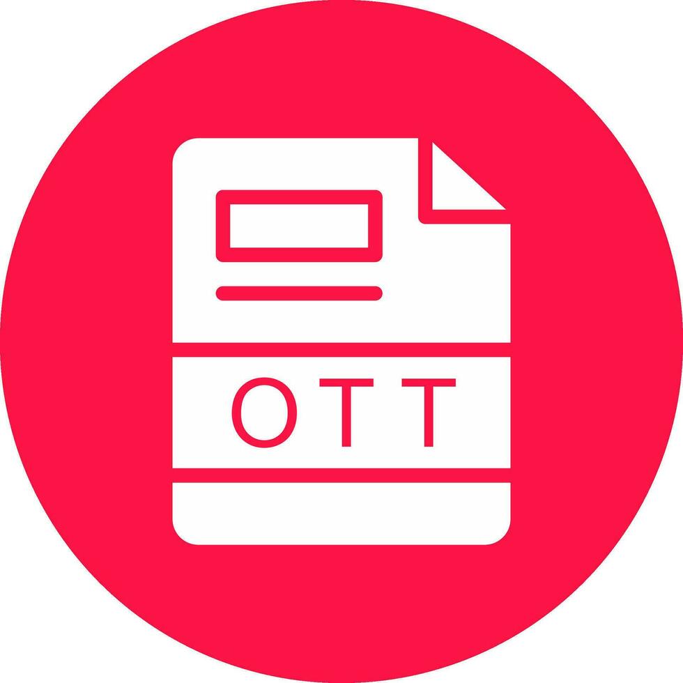 OTT Creative Icon Design vector