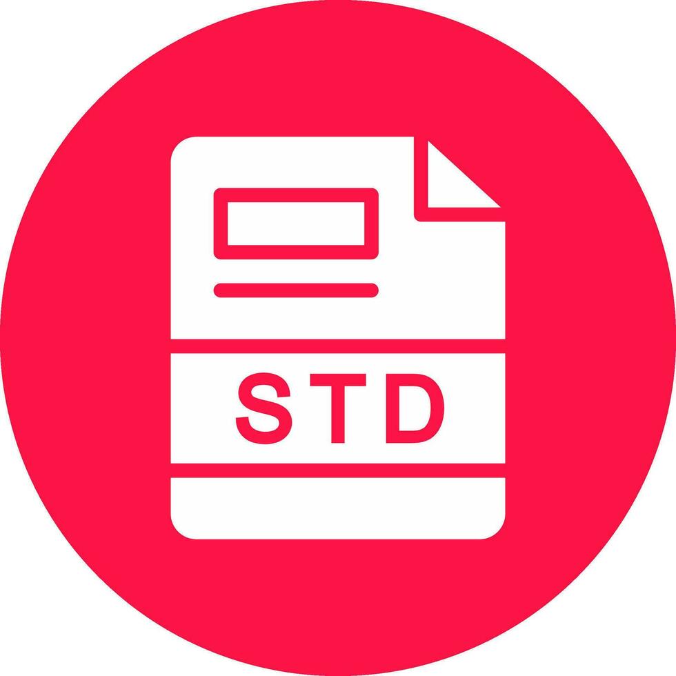 STD Creative Icon Design vector