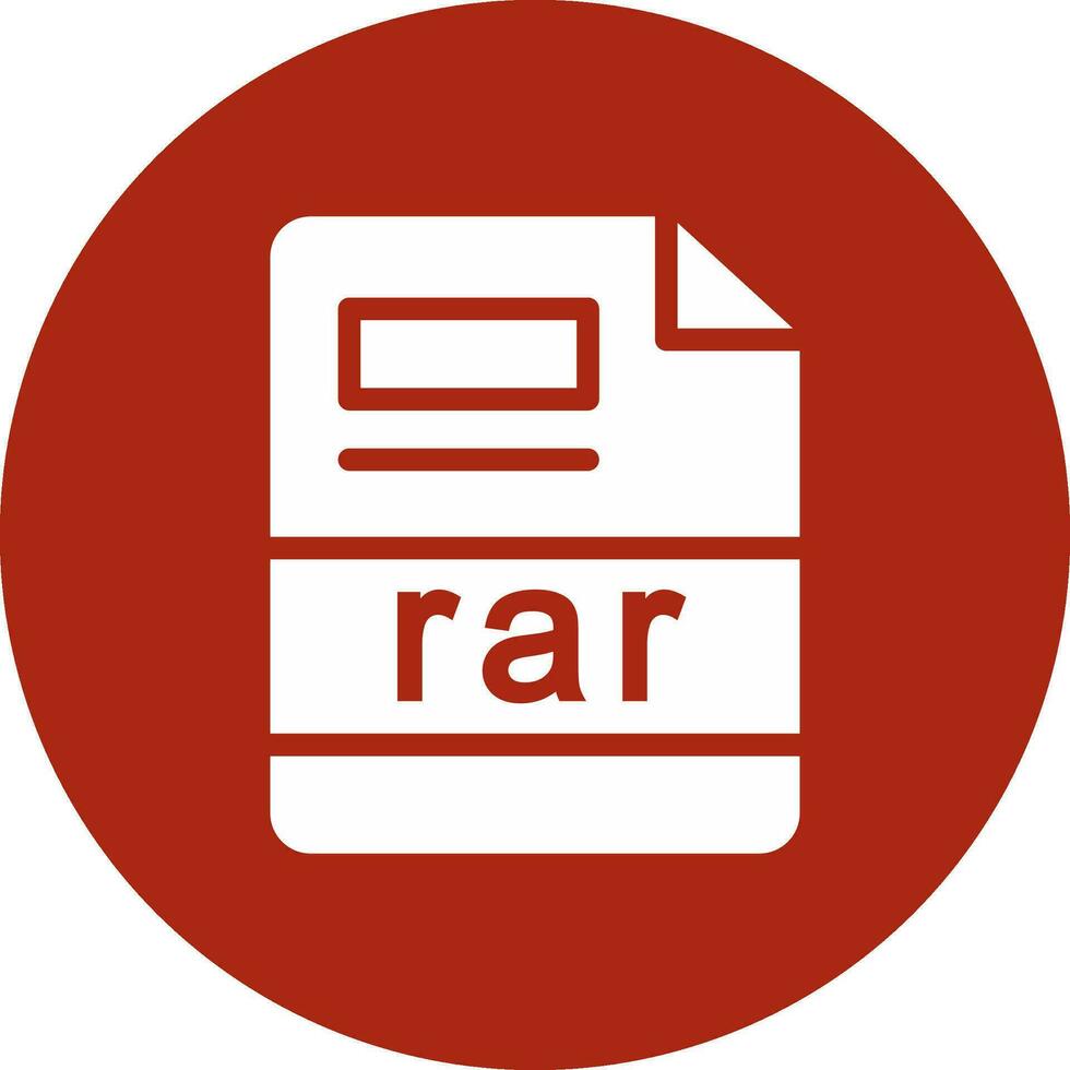 rar Creative Icon Design vector