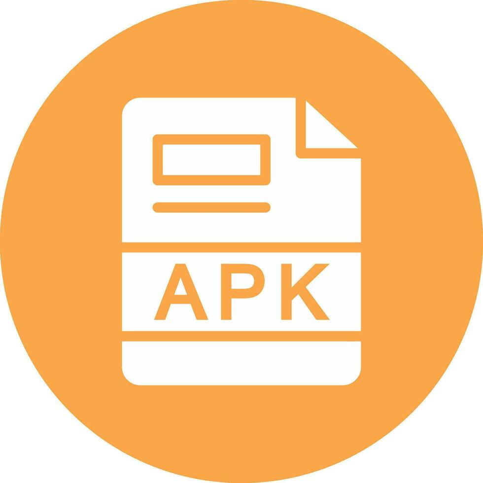APK Creative Icon Design vector