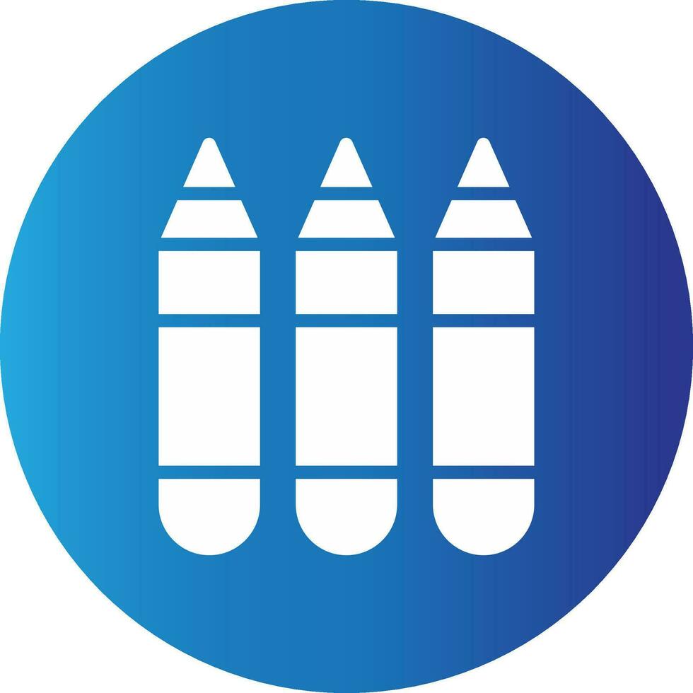 Crayons Creative Icon Design vector
