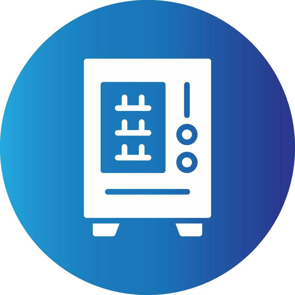 Vending Machine Creative Icon Design vector