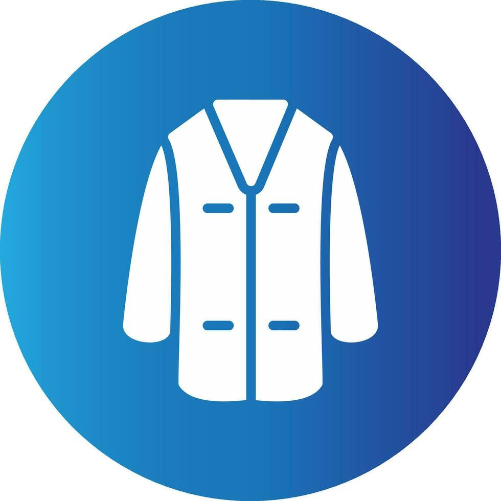 Lab Coat Creative Icon Design vector