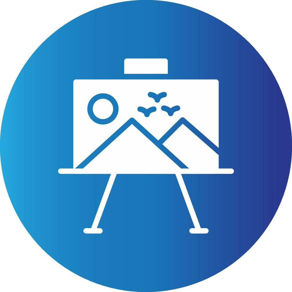 Paint Canvas Creative Icon Design vector
