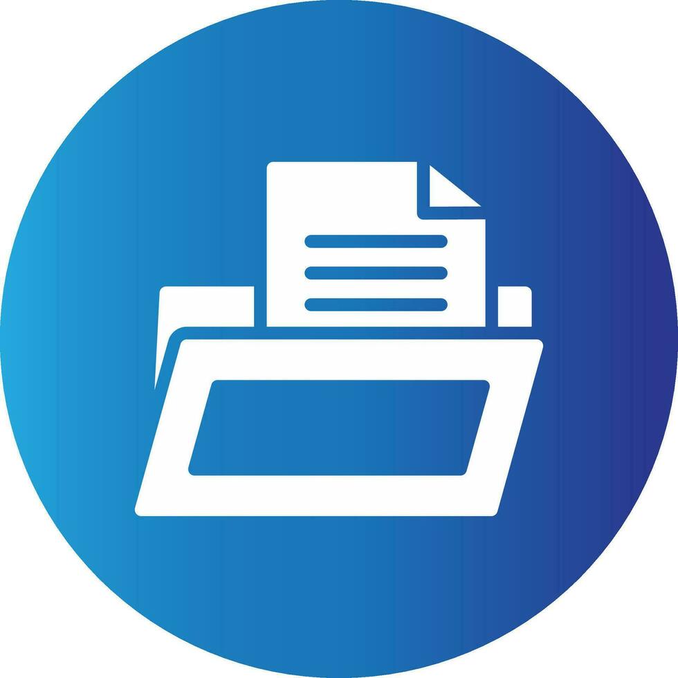 Folder Creative Icon Design vector