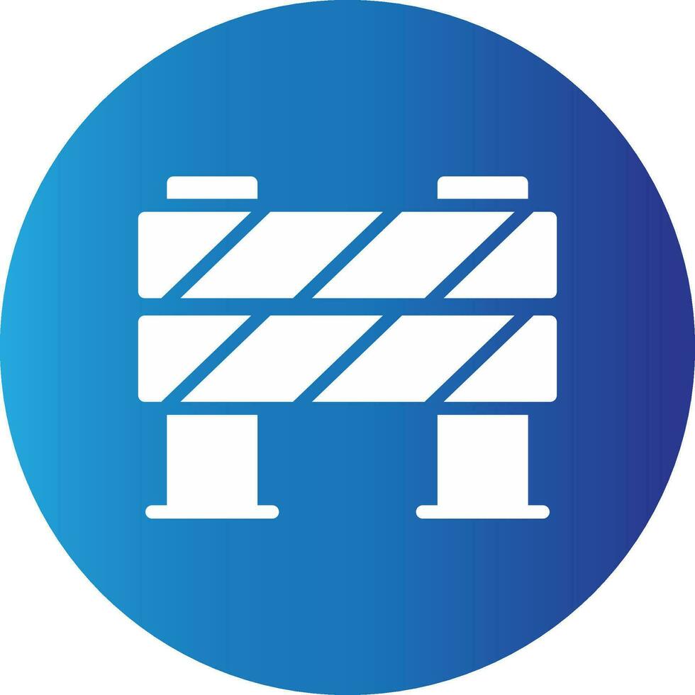 Barrier Creative Icon Design vector