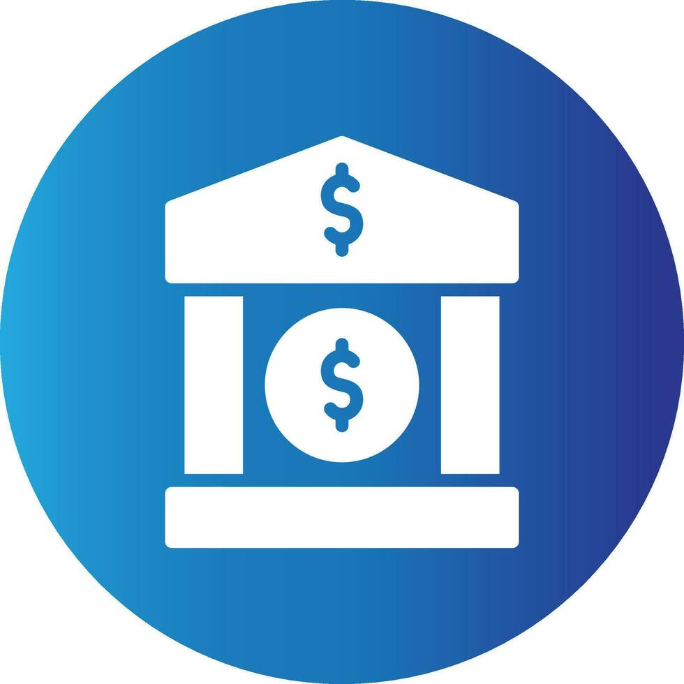 Bank Creative Icon Design vector