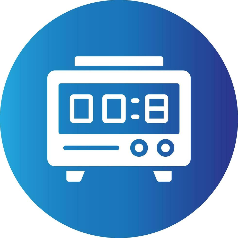 Digital Stopwatch Creative Icon Design vector
