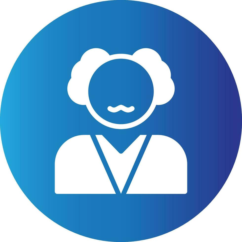 Old Man Creative Icon Design vector