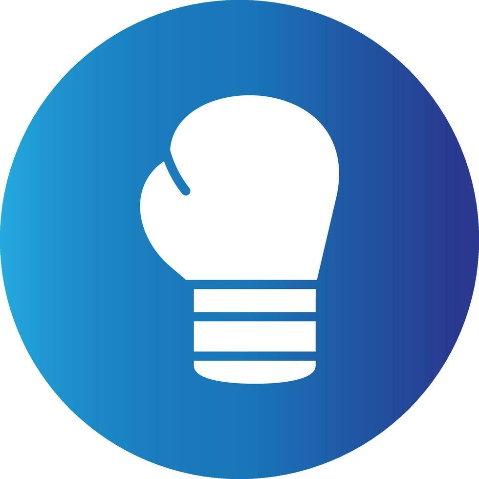 Boxing Glove Creative Icon Design vector
