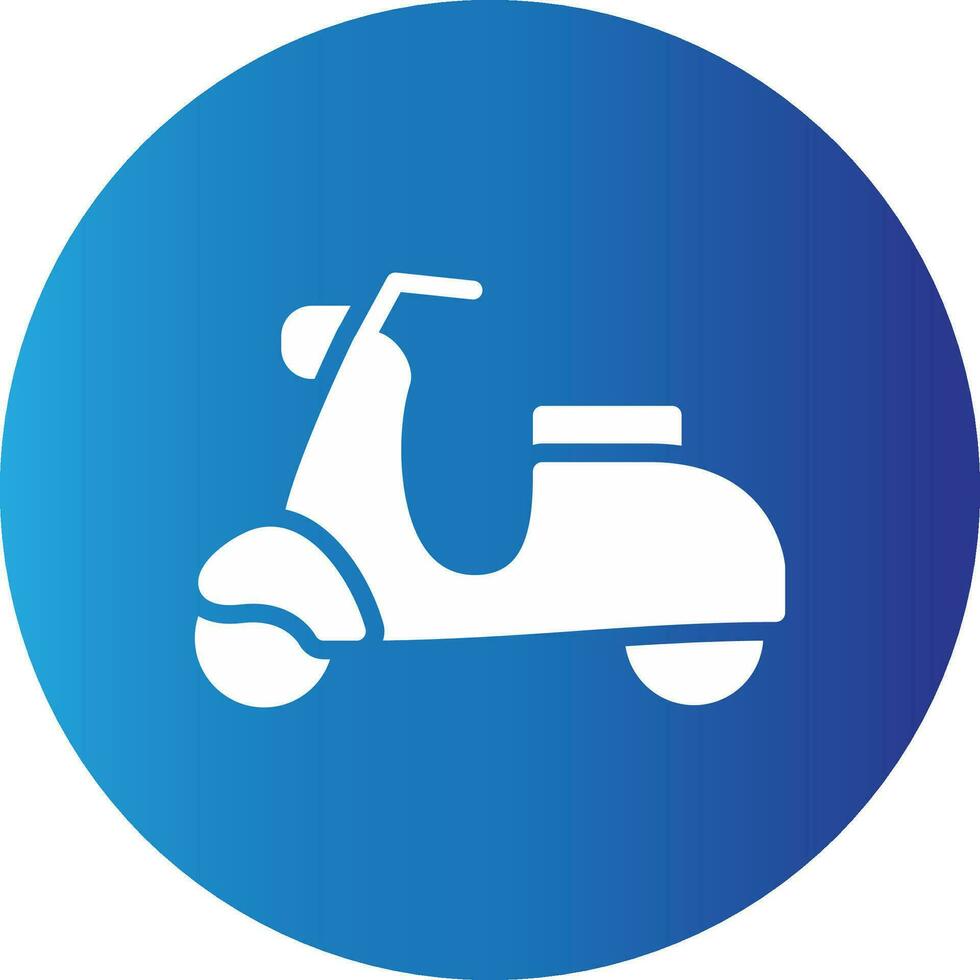 Scooter Creative Icon Design vector