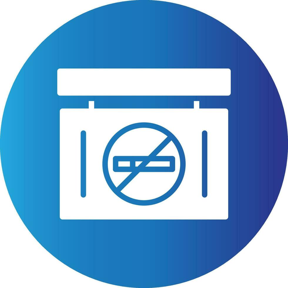 No Smoke Creative Icon Design vector