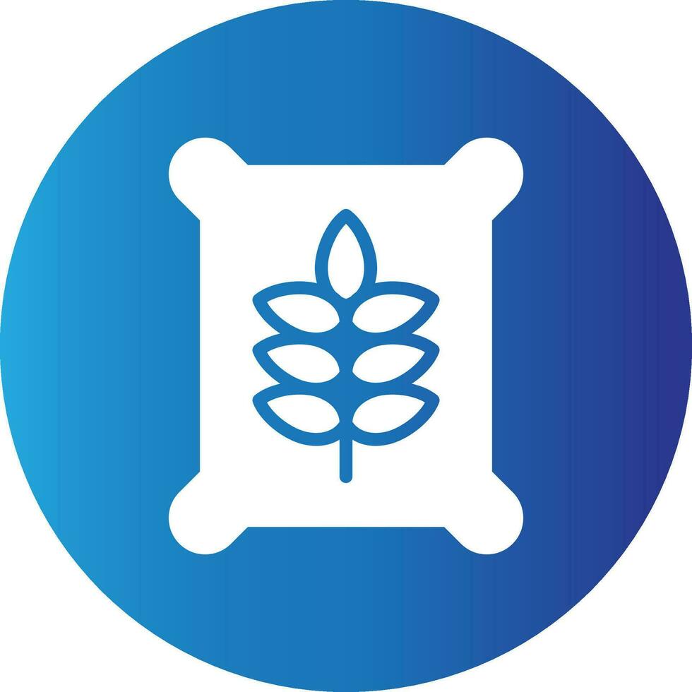 Seed Bag Creative Icon Design vector