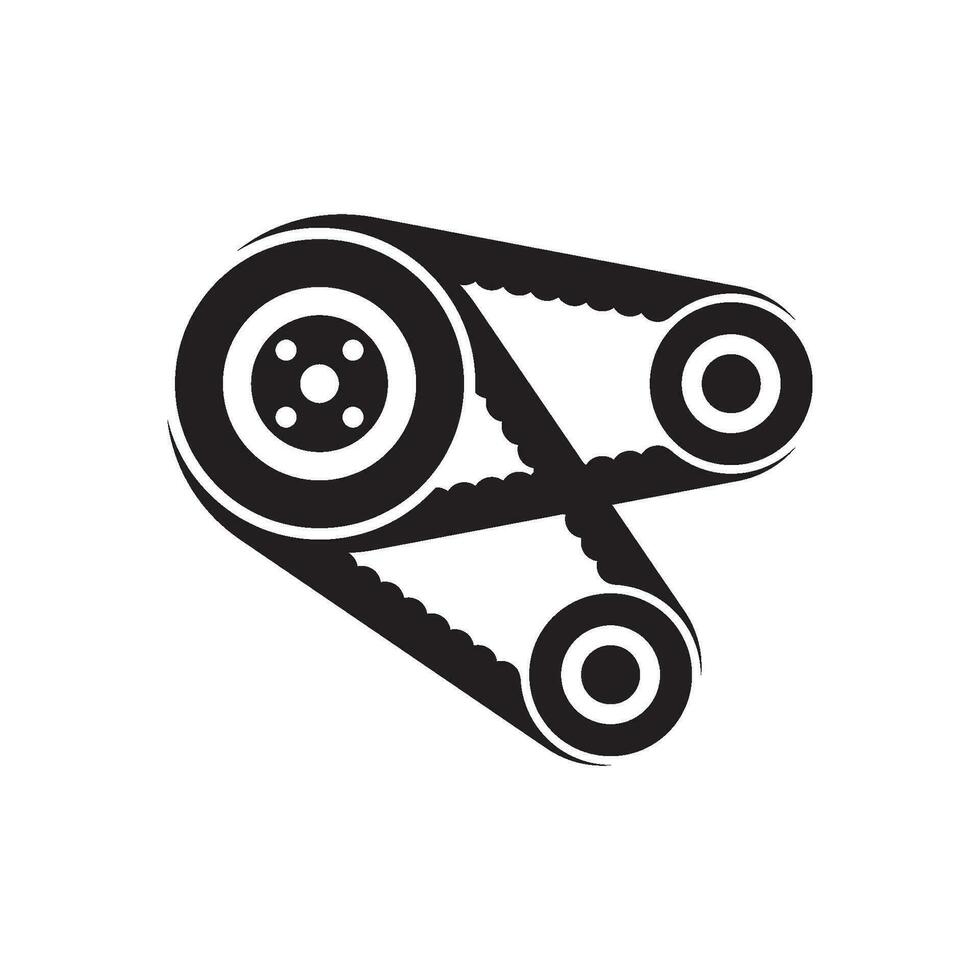 motor cinturón icono vector ilustración símbolo diseño